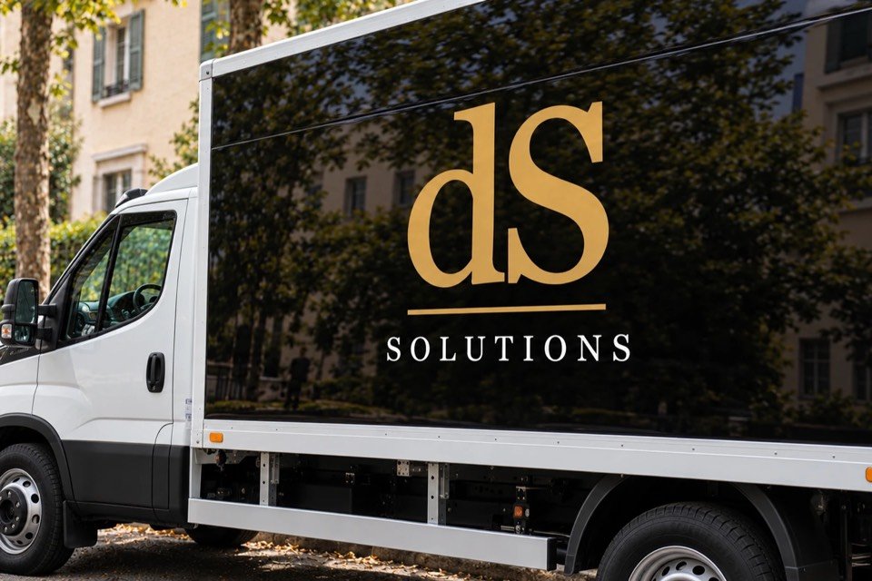 Transporter der deine Solutions AG mit dS-Logo